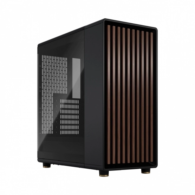 Fractal Design ohišje North črna z lesenimi elementi