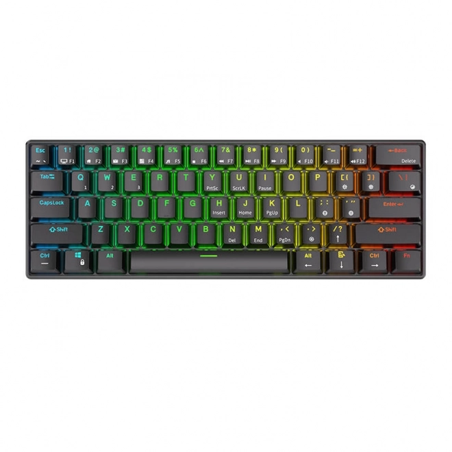 Mehanska tipkovnica Royal Kludge RK61 RGB z rdečimi stikali