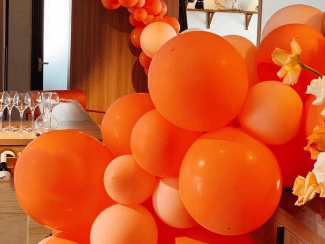 Halloween balončki črni in oranžni 20 kosov