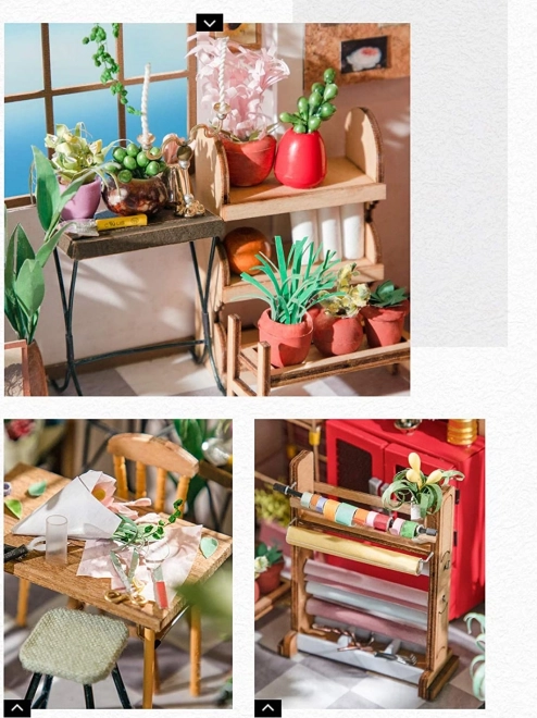 Cvetličarna Emily - DIY miniaturna hišica