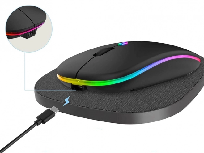 Tanka bluetooth miška 2,4 GHz za PC in prenosnike