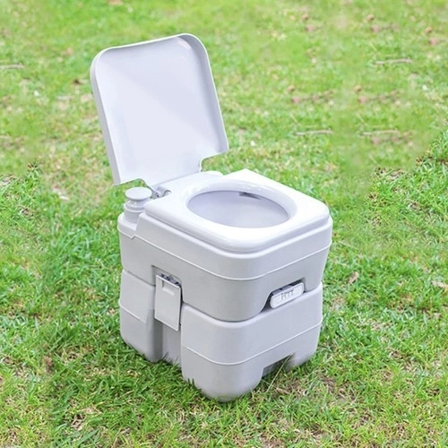 Trizand 24498 Prenosna kamping WC 20 + 12 l, siva