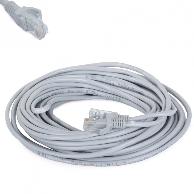 Omrežni kabel lan cat5e rj45 zvit par ethernet 15m