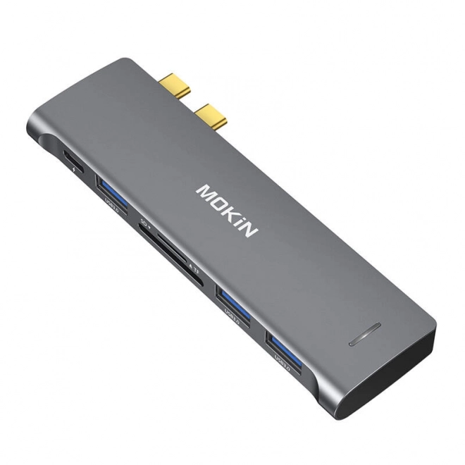 USB-C hub 6v2 pro MacBook srebrno