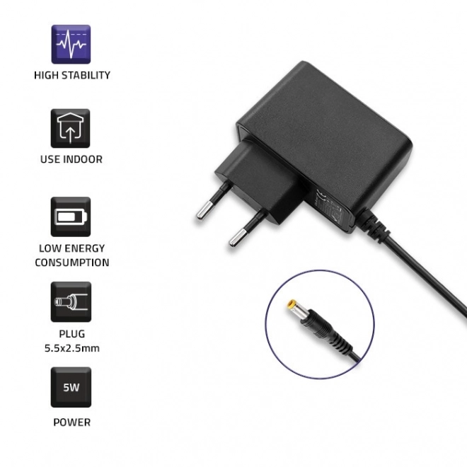 Adapter za vtičnico Qoltec 5W