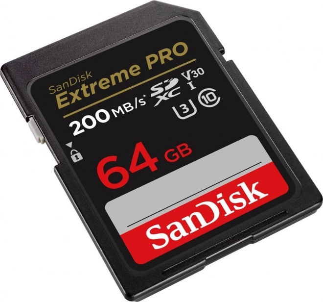 Spominska kartica SANDISK EXTREME PRO SDXC 64GB 200/90 MB/s UHS-I U3 (SDSDXXU-064G-GN4IN)