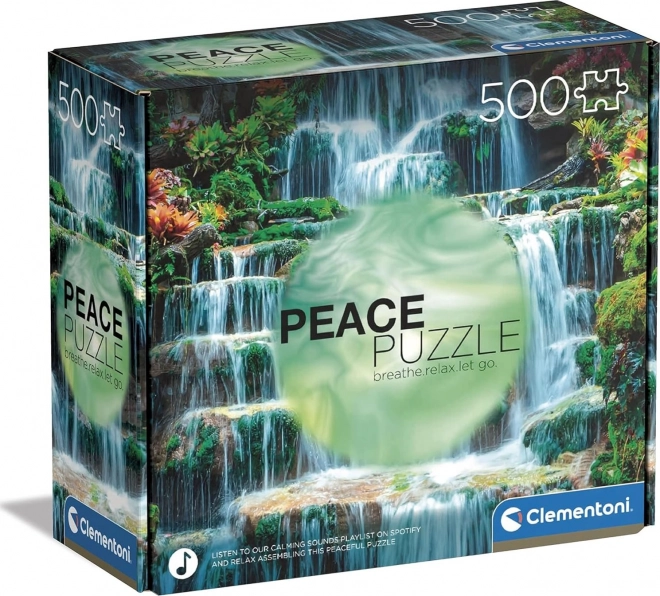 Sestavljanka 500 kosov CLEMENTONI Peace Collection – Slap The Flow