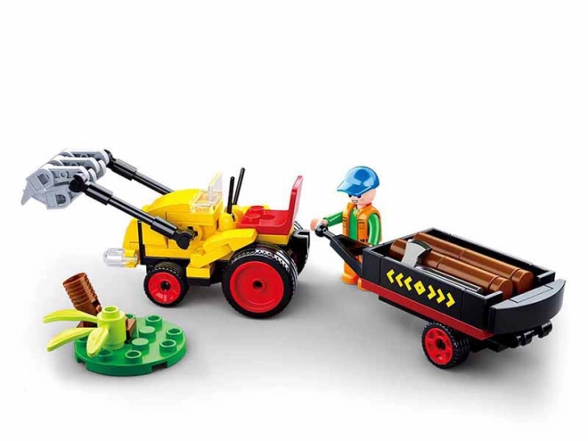Sluban Town Farma Traktor s prikolico