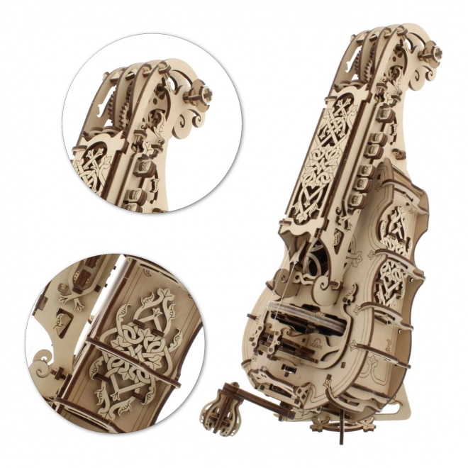 Ugears 3D Lesena mehanska uganka Hurdy-Gurdy