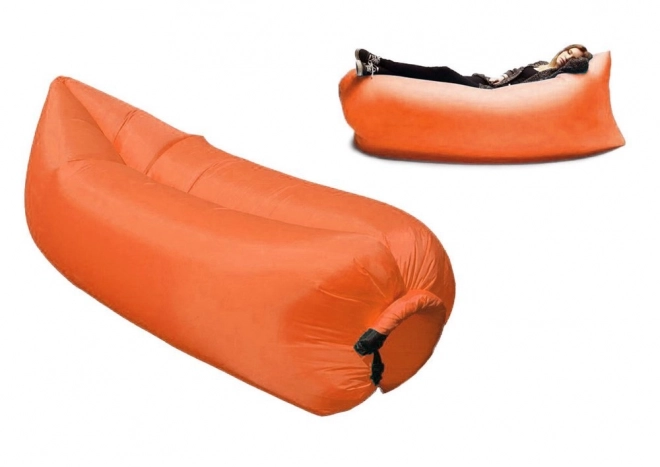 Napihljiv kavč Lazybag oranžen