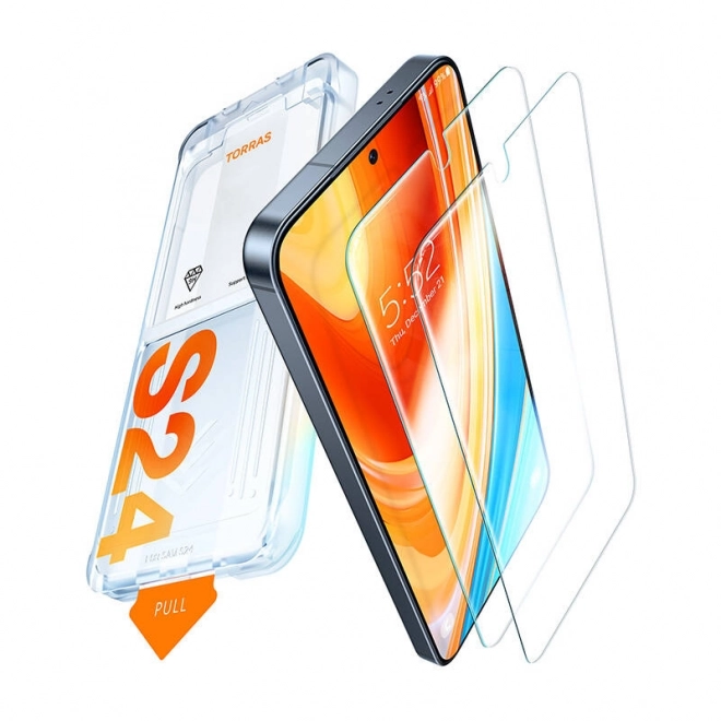 Zaščitno steklo Torras Install Master za Samsung S24 Ultra