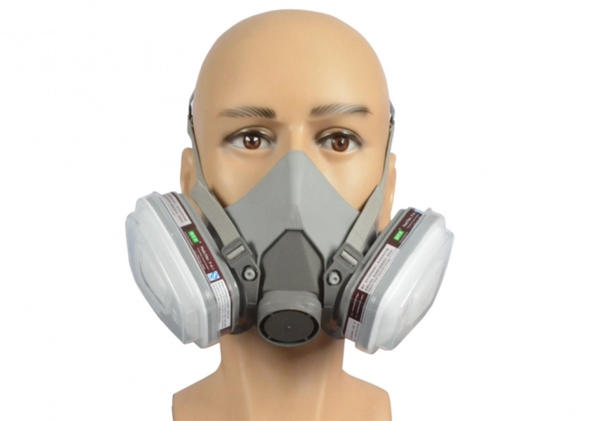 Polmask za zaščito pred premazi z 2 ogljikovima filtroma