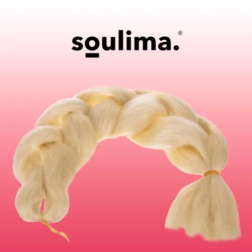 Sintetični lasje kite blond Soulima 23556