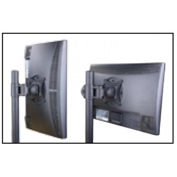 Namizno stojalo za LCD/LED 13-27 palcev dvojno 2x10 kg