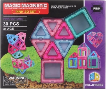 Magnetna konstrukcijska sestavljanka za otroke Magformers 30 kosov