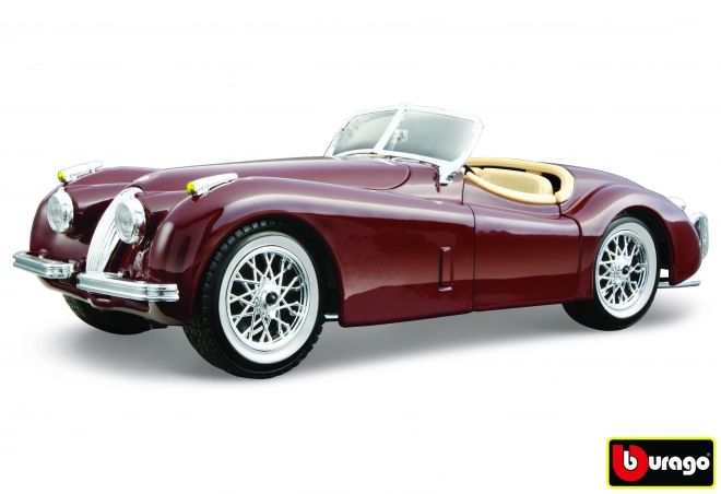 Bburago 1:24 Jaguar XK 120 Roadster (1951) Rdeča