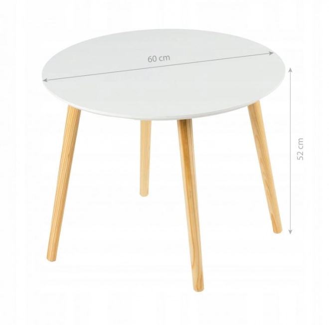 Moderni skandinavska konferenčna mizica, 60 cm