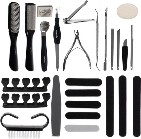 Celovit set 26 orodij za pedikuro in manikuro