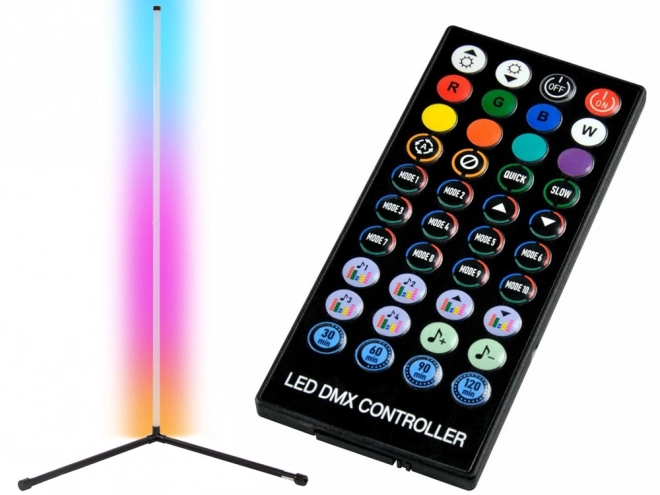 Kotna RGB LED svetilka z daljinskim upravljalnikom in aplikacijo