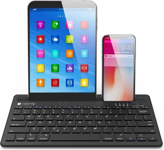 Vgrajeno držalo za tablico in pametni telefon