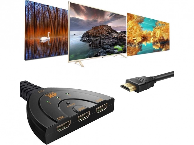 HDMI 3 vratni 4K stikalo