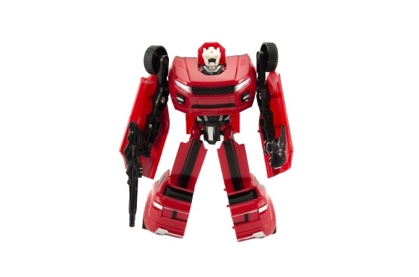 Transformer avto/robot plast 18cm v škatli 19x22x6cm - 1kos