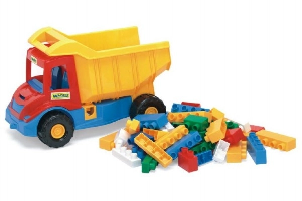 Avto večnamenski tovornjak s kockami 38 cm