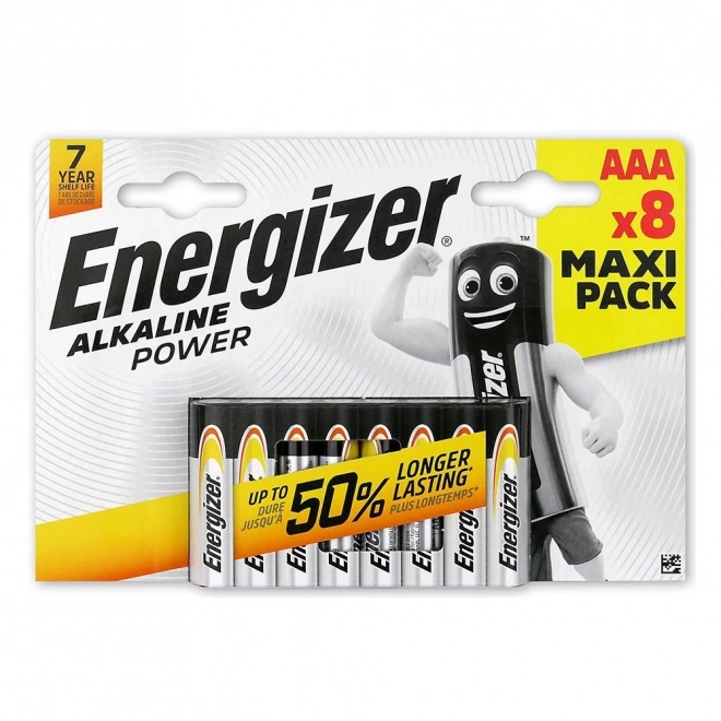 Baterije Energizer Alkaline Power AAA 8 kos