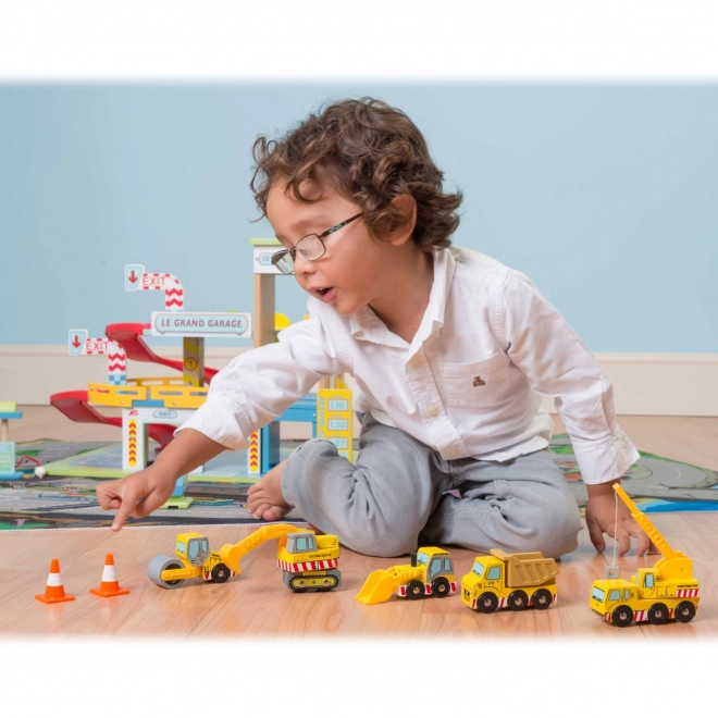 Komplet gradbenih strojev Le Toy Van