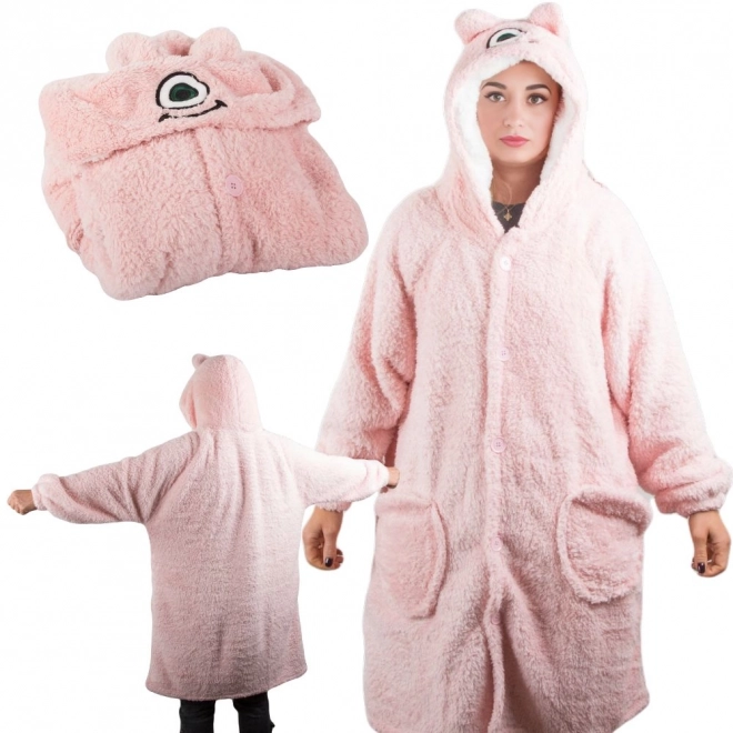 Topla oversize odeja s kapuco