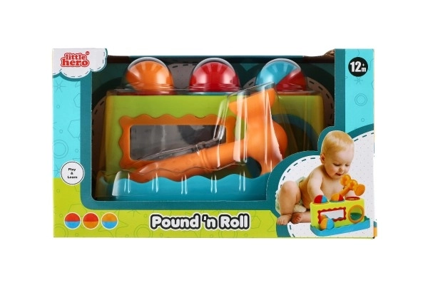 Igrača s kladivom s plastičnim ogledalom 21 cm