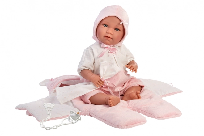 Llorens M740-60 oblačilo za lutko novorojenček NEW BORN velikosti 40-42 cm