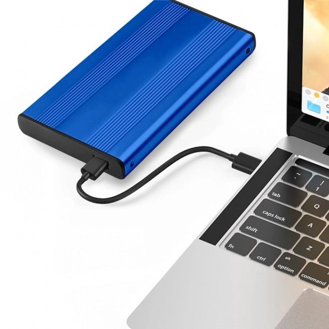Zunanji etui za HDD/SSD 2.5" SATA3 USB 3.0 Modra