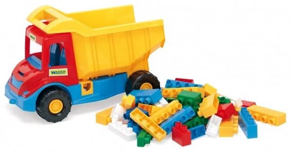 Avto večnamenski tovornjak s kockami 38 cm