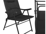 Zložljiv kamping stol TRIZAND 59 × 70 × 91 cm, oblazinjen