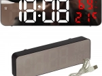 Digitalne LED ure z budilko in termometrom
