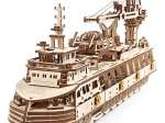 ugears 3d lesena mehanska sestavljanka raziskovalna ladja