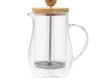 Stekleni french press z bambusovim pokrovom 400 ml
