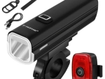 Trizand LED kolesarska luč 1000 lm – komplet sprednja in zadnja