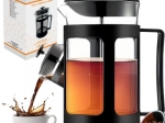 Stekleni french press RUHHY 1 l za kavo in čaj