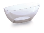 Prozorna ovalna posoda za orhideje 36 cm COUBI