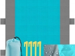 Plažna in piknik podloga XXL 208 × 208 cm TRIZAND