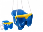 Otroška gugalnica Baby, plastična z varnostno ograjico