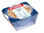 Round baking dish with lid 3 l PYREX glass