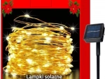Solarne žične božične lučke 100 LED