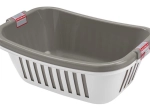 Plastični koši za čisto perilo HEIDRUN, komplet 2 kos