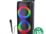 prenosen zvočnik Bluetooth MEDIA-TECH FUNBOX BT s karaoke in RGB osvetlitvijo
