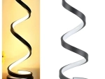 Spiralna LED namizna svetilka – dekorativna nočna luč za spalnico