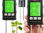 Digitalni merilnik tal 6v1 z LCD – vlaga, pH, temperatura, svetloba in rodovitnost