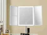 Zložljivo kozmetično ogledalo z LED osvetlitvijo 3×